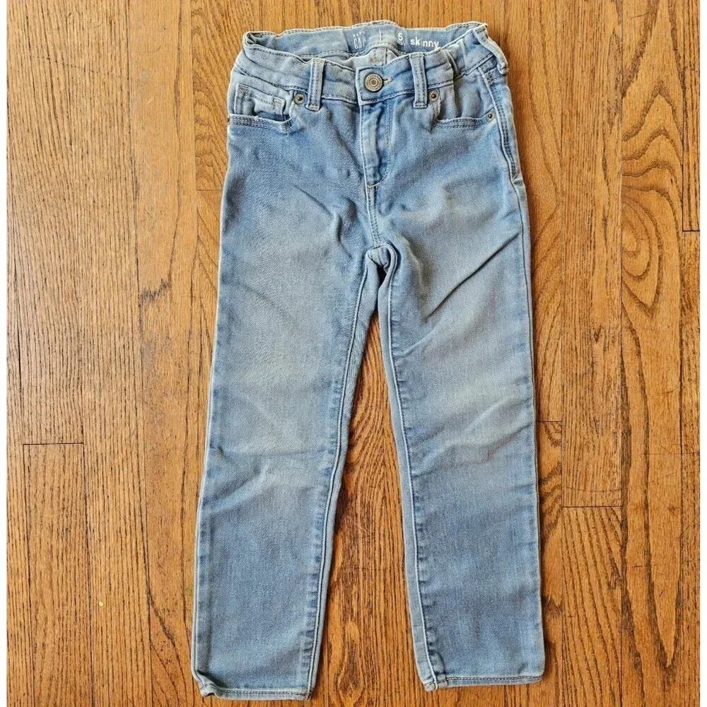 Gap Blue skinny jeans girls size 5